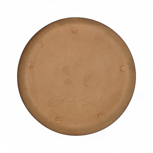 Abstract Art Pottery Plate