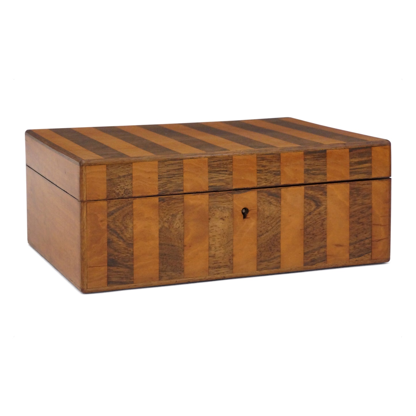 Rosewood and Satinwood Striped Box