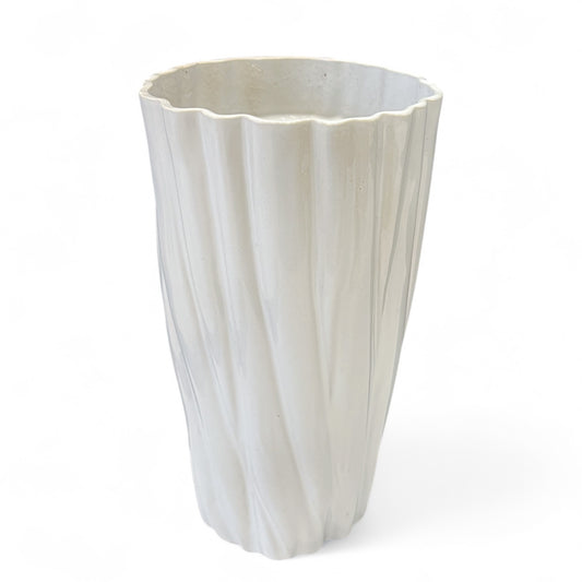 White Ceramic Vase by Mobach