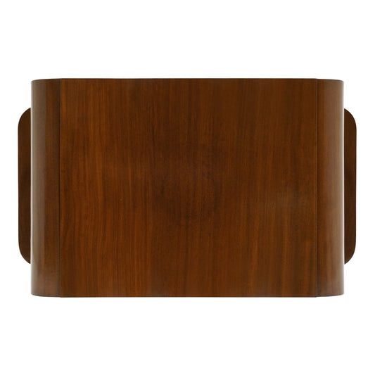 Walnut Art Deco End Table