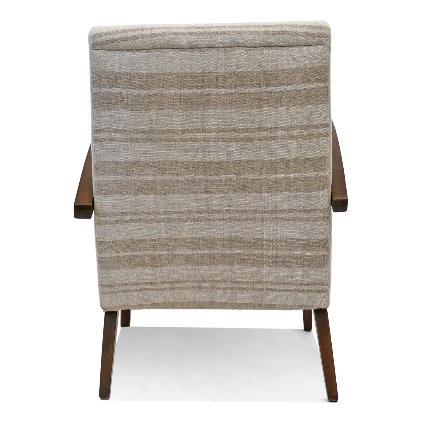 Czech Mid Century Beech Wood Armchair