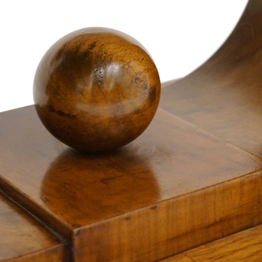 Italian Walnut Art Deco Side Table