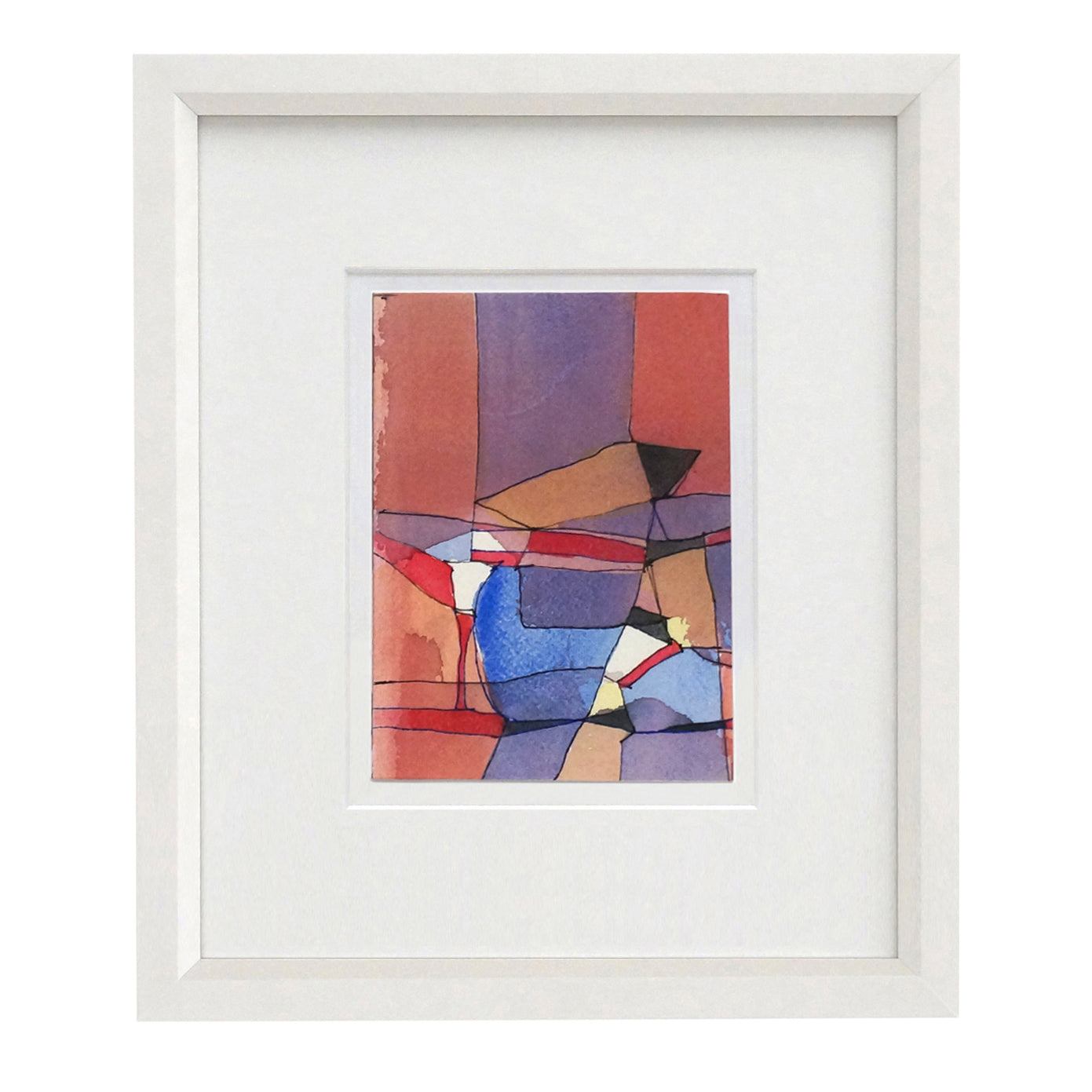 Abstract Watercolor Painting by Rene Leroy