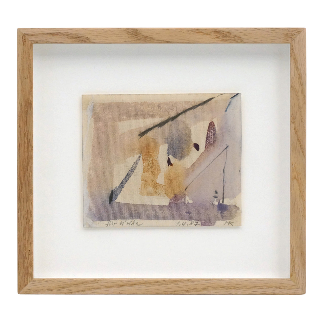 Abstract Watercolor Painting by Delphine Kreuter
