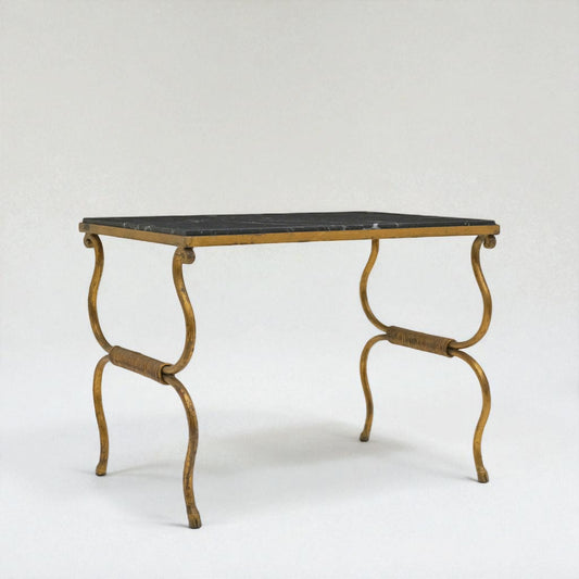 French Gilt Iron End Table