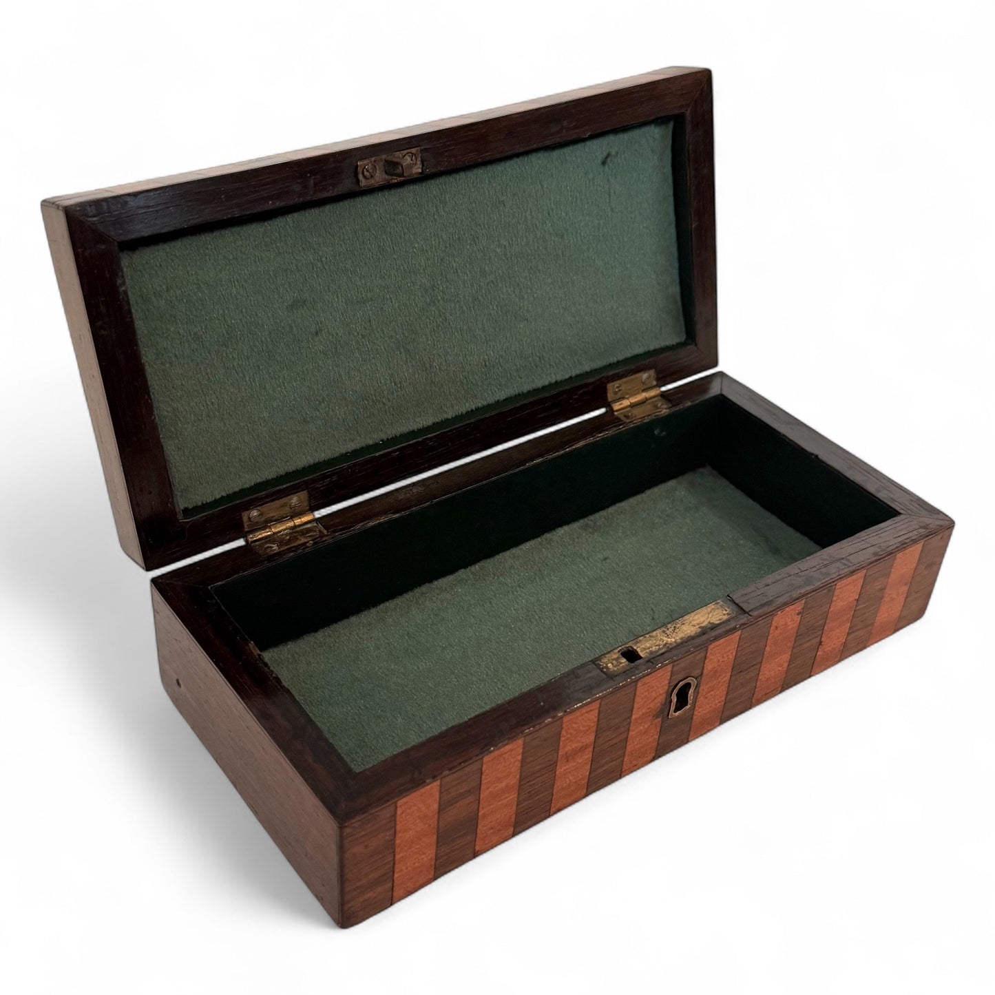 English Striped Wood Box