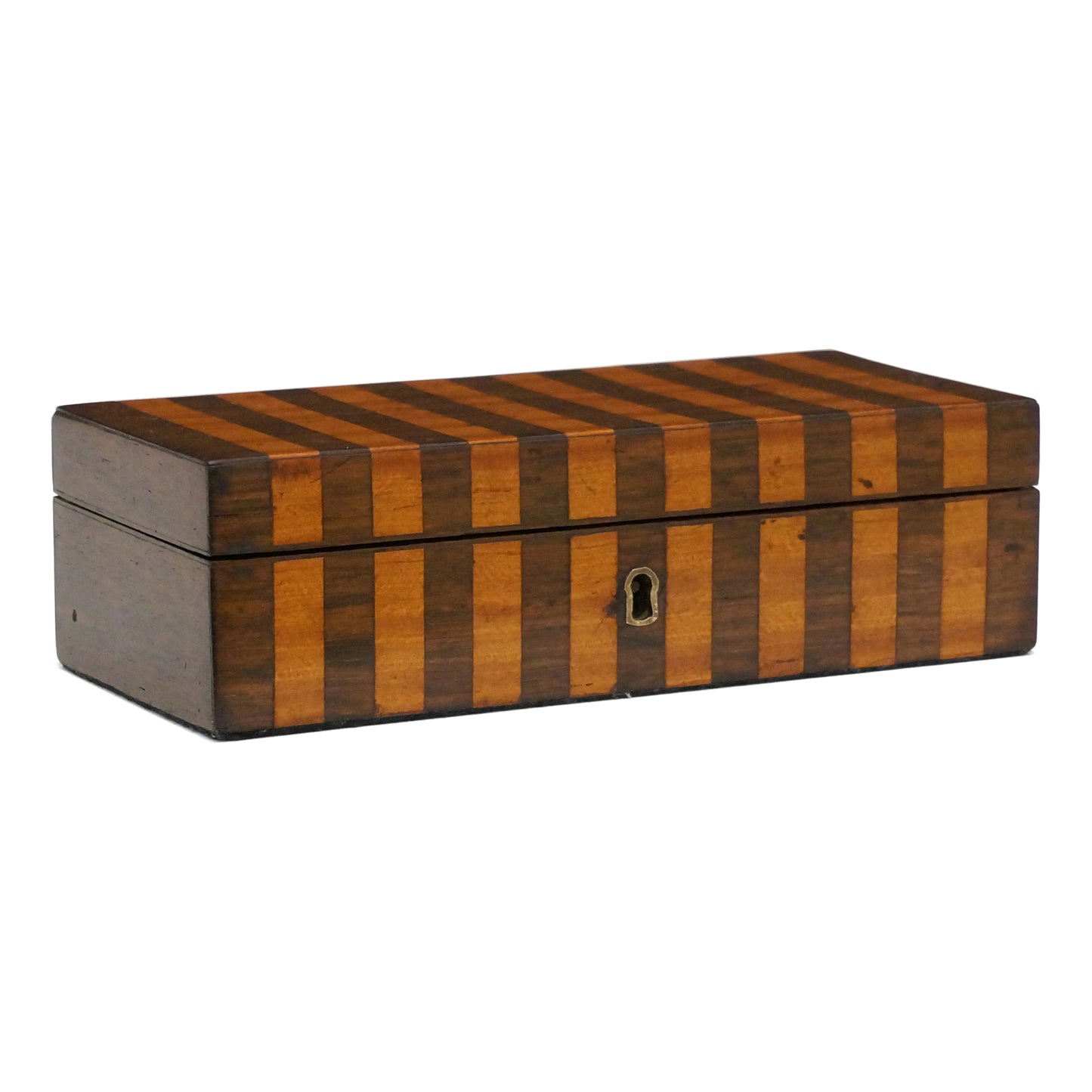 English Striped Wood Box