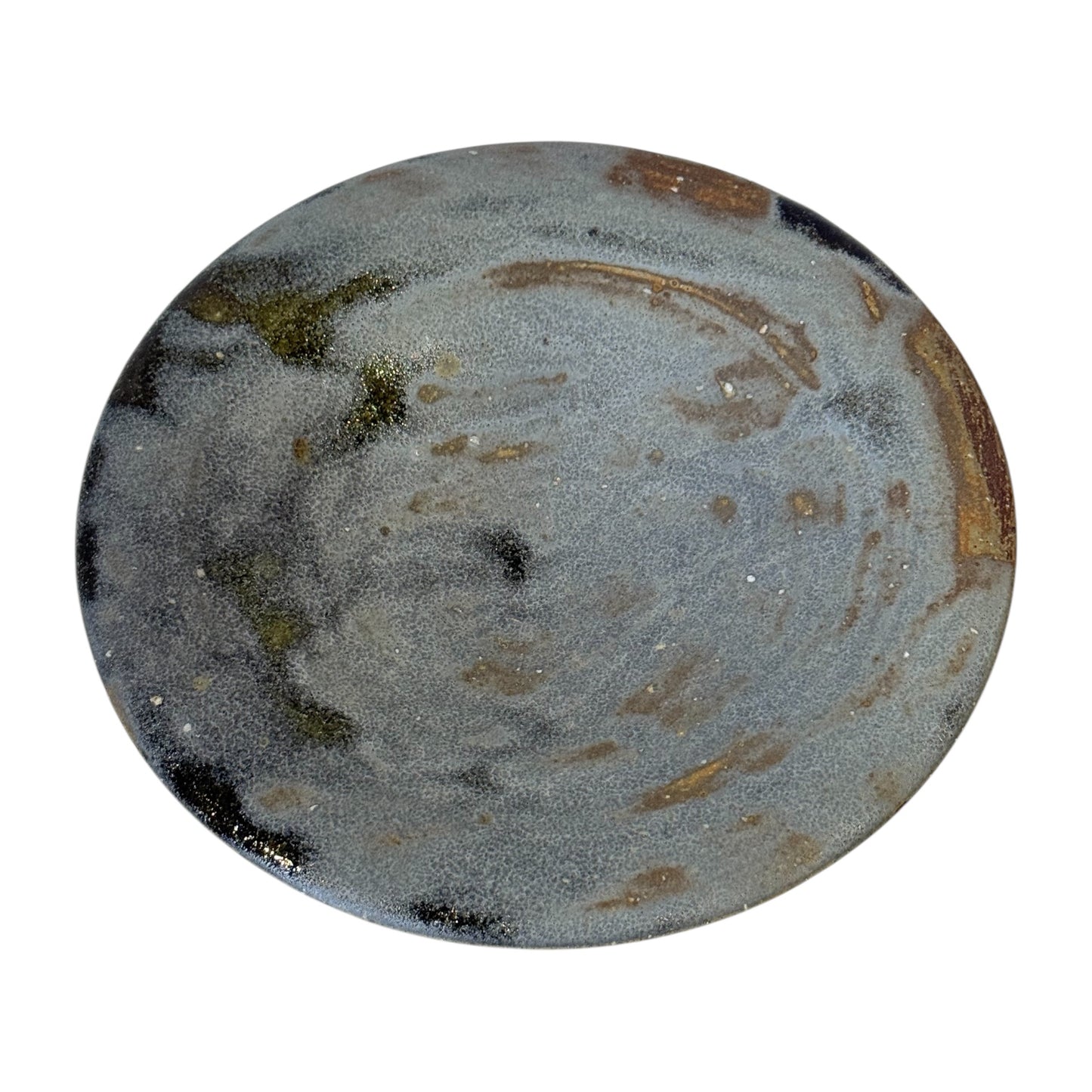 Blue Terra Cotta Compote