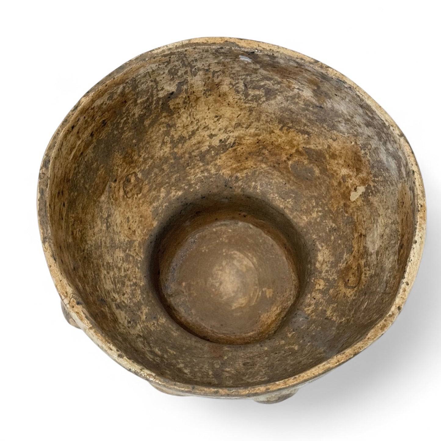 Handmade Rustic Ceramic Pedestal Bowl