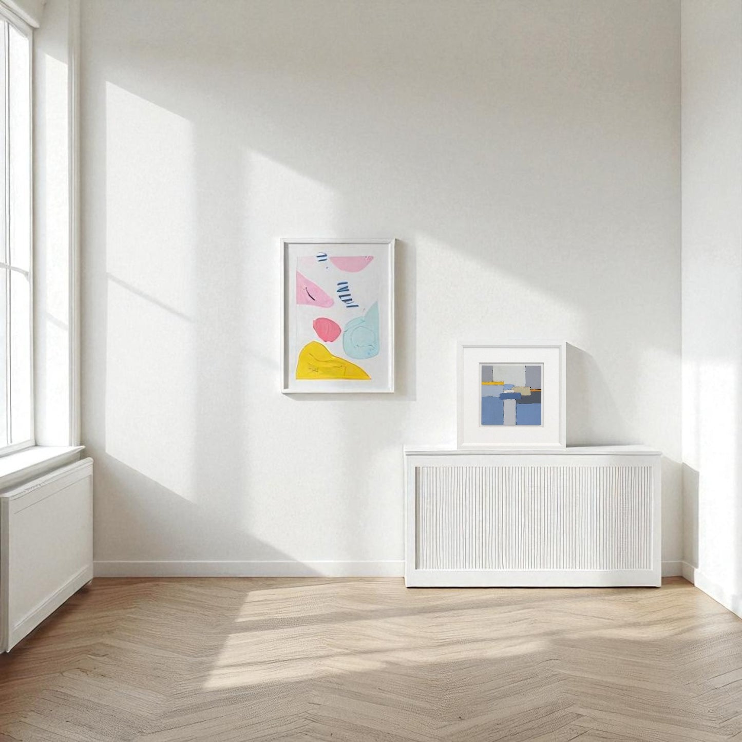 Abstract French Oil Painting by Frederique Marteau