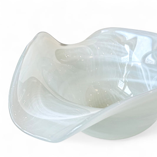 Free-Form Art Glass Bowl