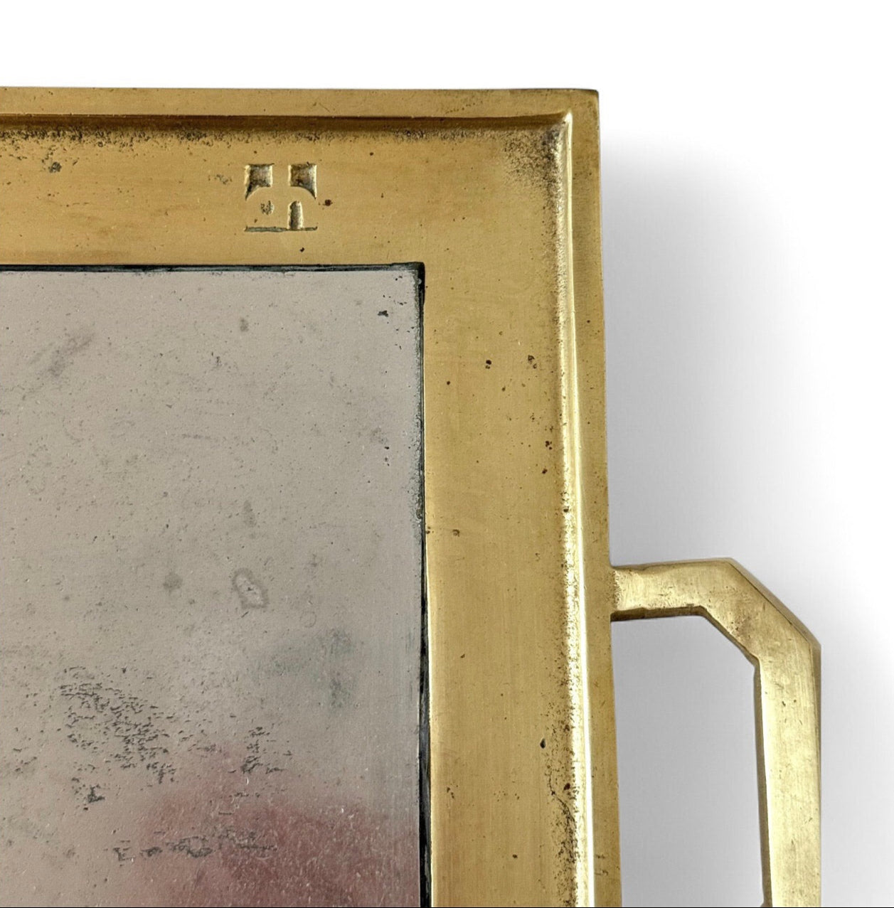 Aluminum and Brass Tray by David Marshall