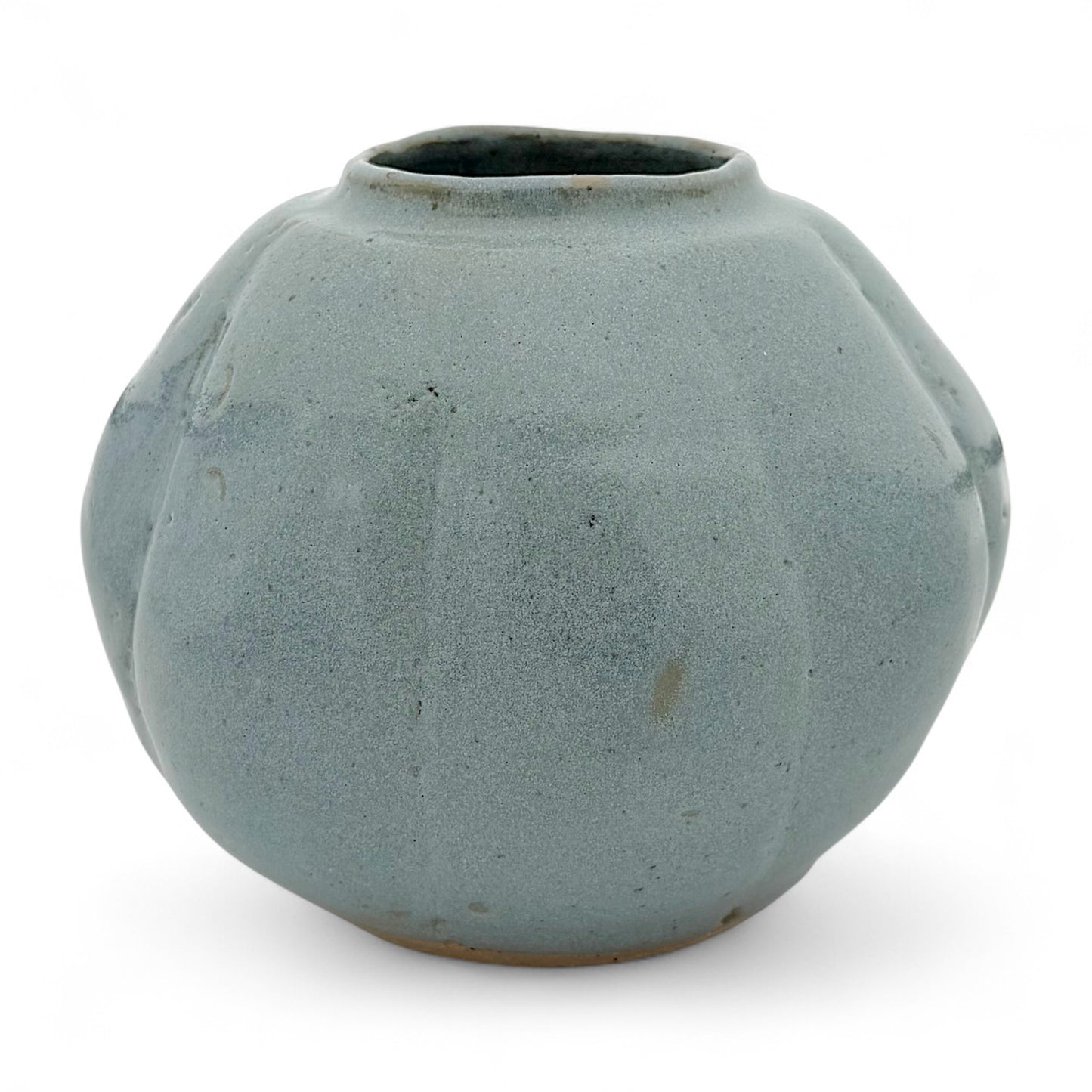 Handmade Blue Stoneware Vase