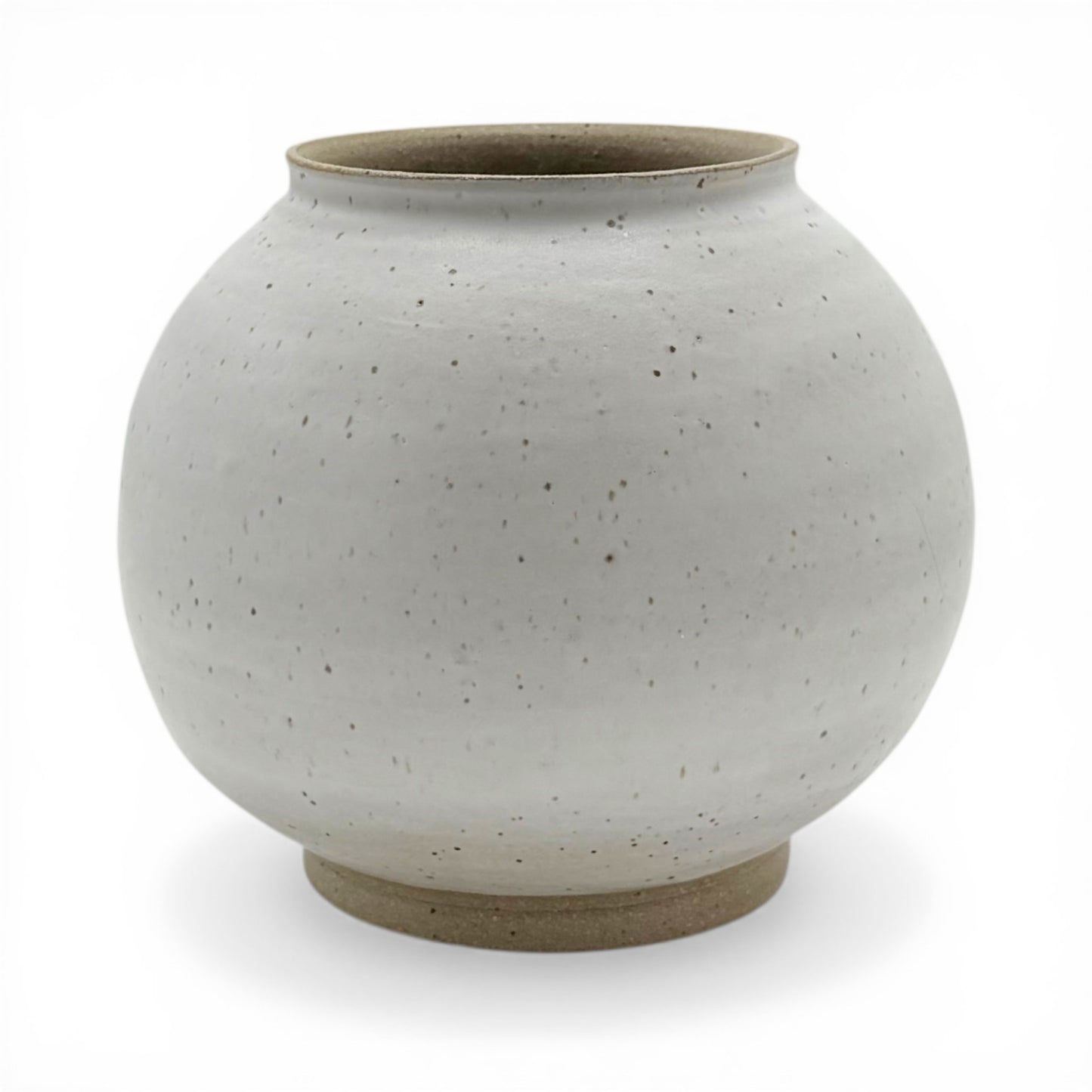 Handmade Gray Stoneware Vase