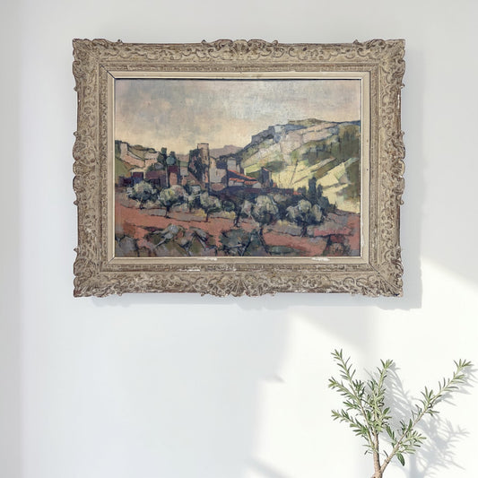 French Scenic Oil Painting