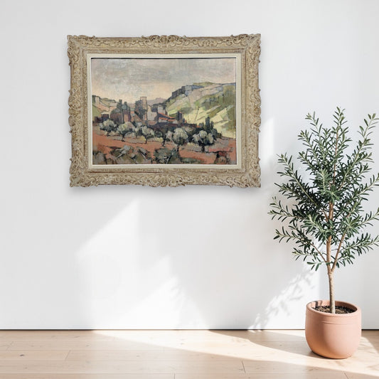 French Scenic Oil Painting