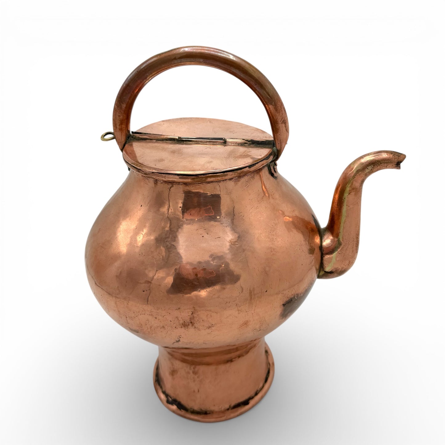 19th Century French Copper Tea Kettle