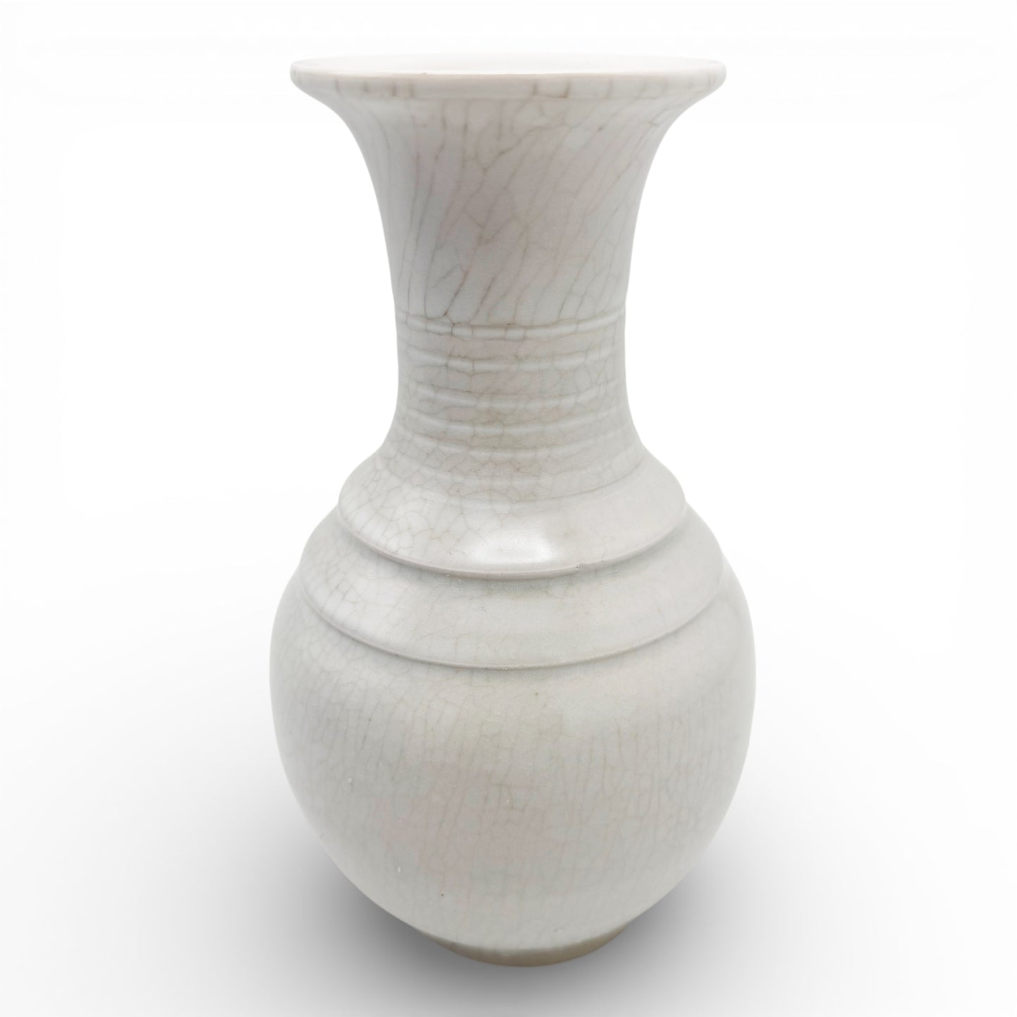 Off-White Stoneware Vase