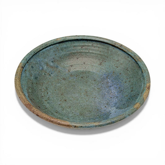 Handmade Blue-Green Terra Cotta Bowl
