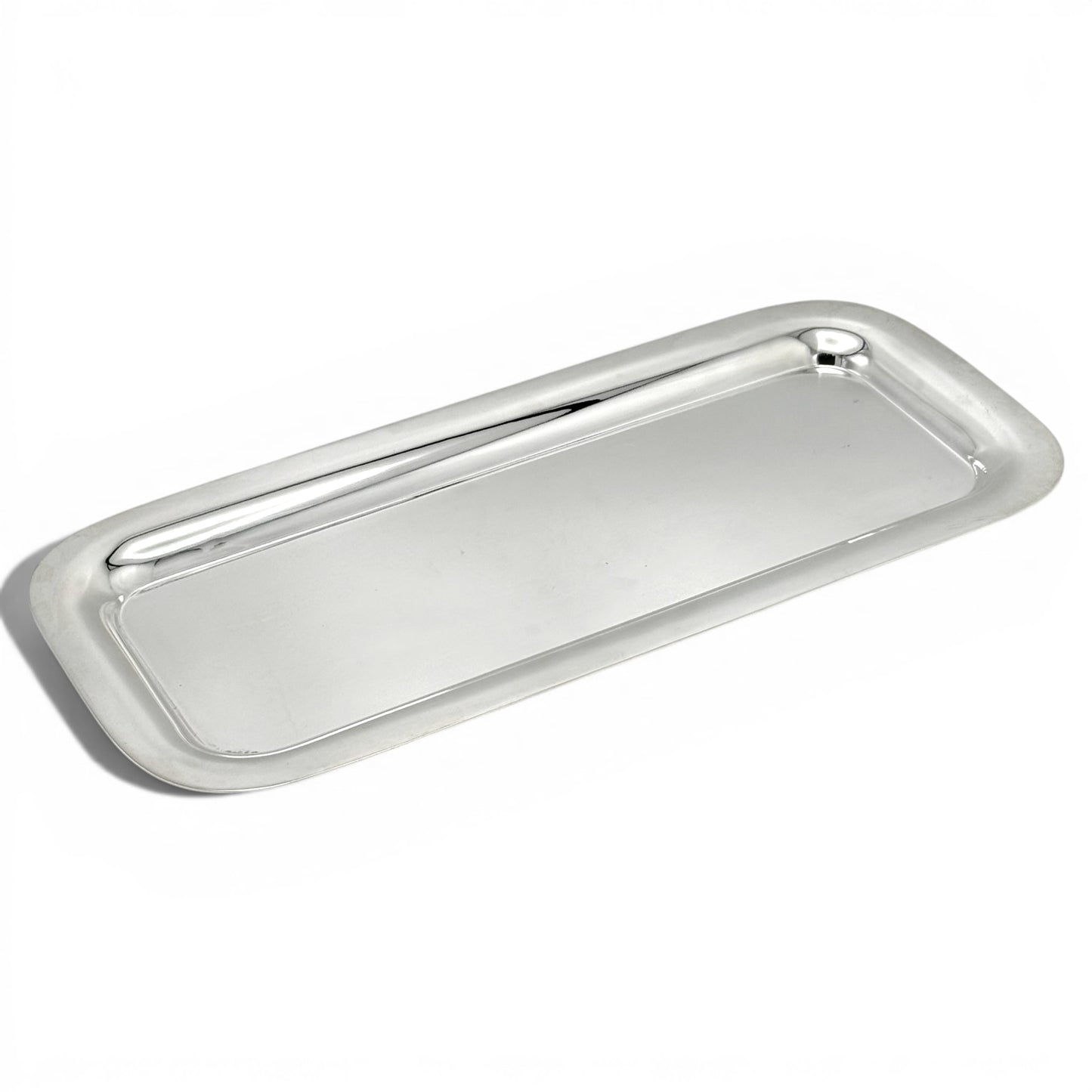 Silver Plate Tray with Rounded Corners