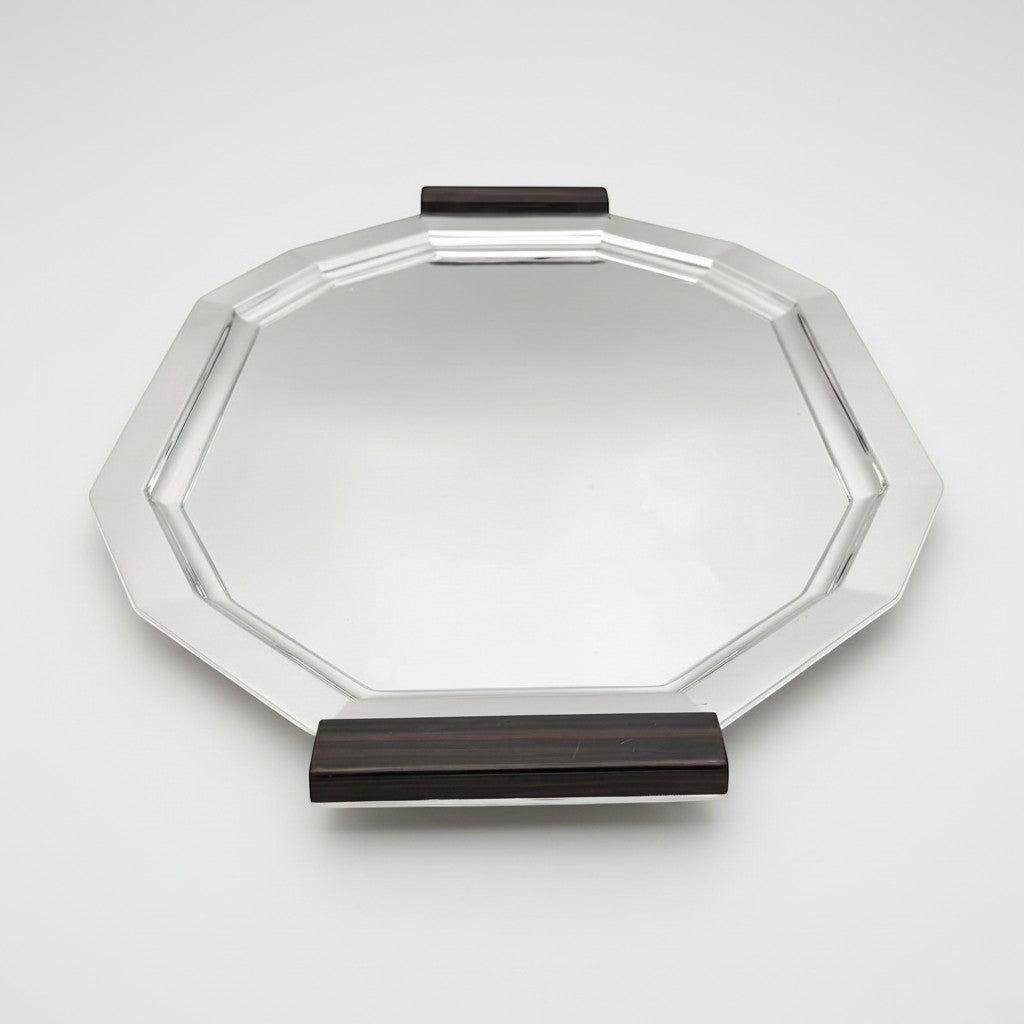English Silver Plate Tray, circa 1940