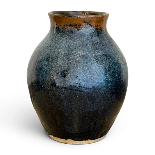 Vintage Blue Glaze Stonewrae Vase