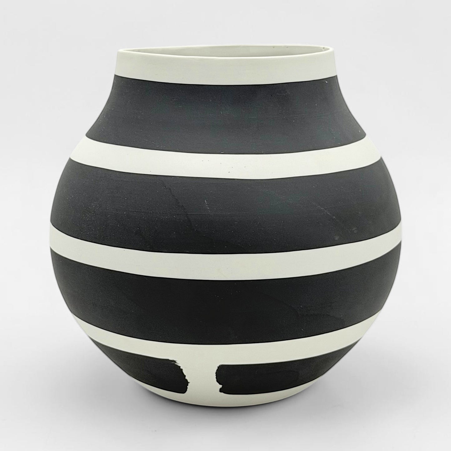 Black and White Porcelain Vase