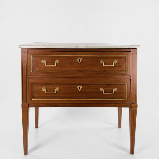 French 19th Century Mahogany Commode