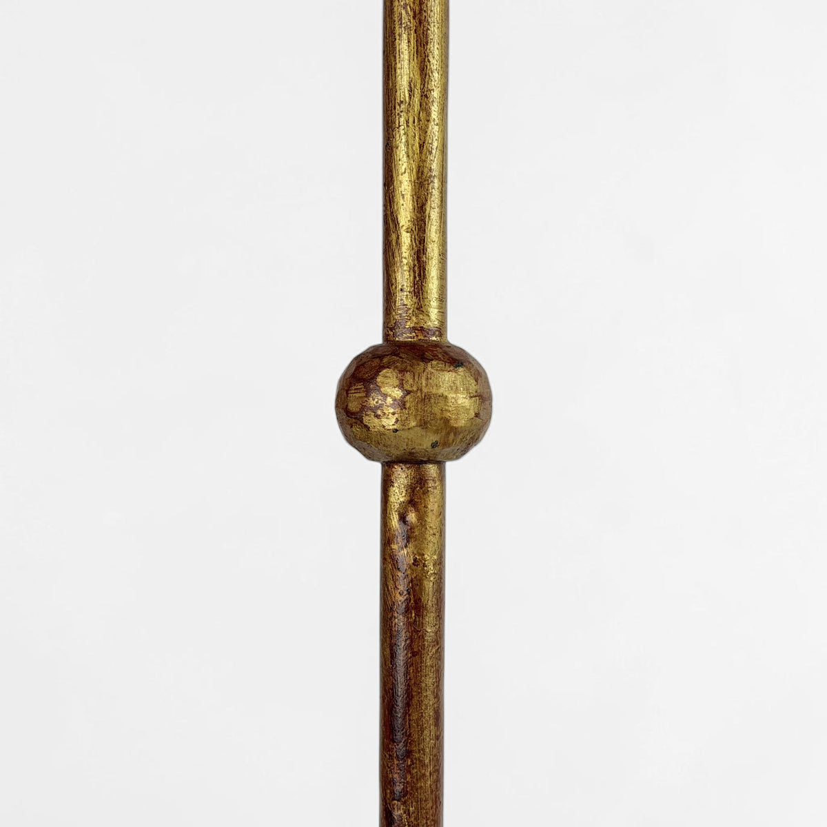 Mid Century Spanish Gilt Iron Standing Lamp