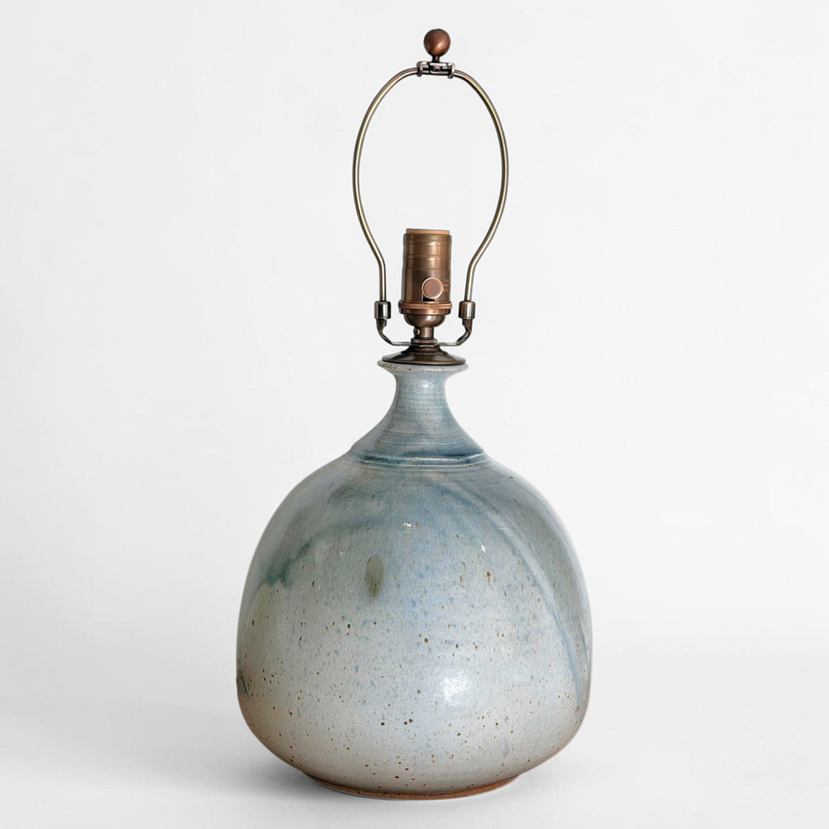 Light Blue Ceramic Table Lamp