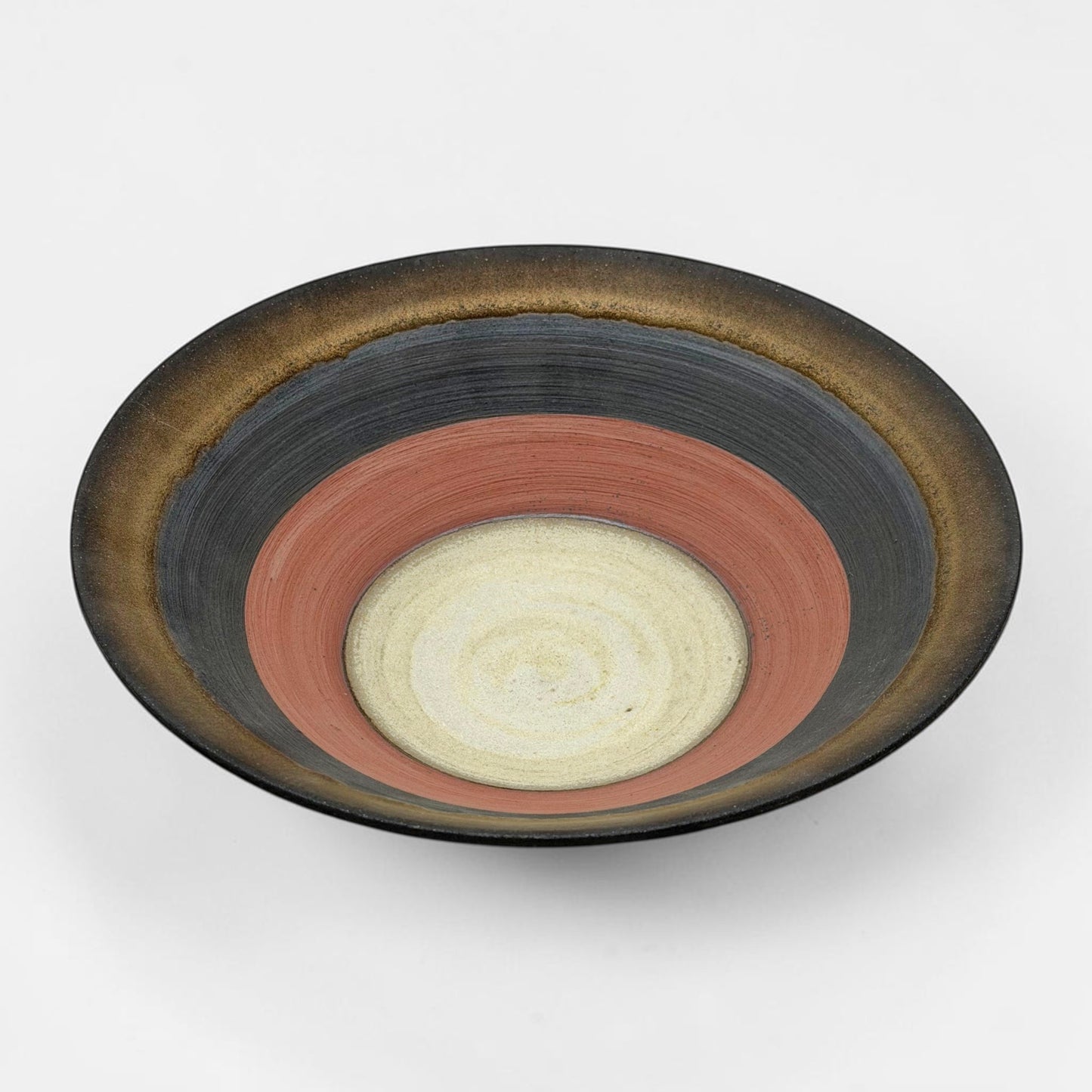 Bronze Rim Stoneware Bowl