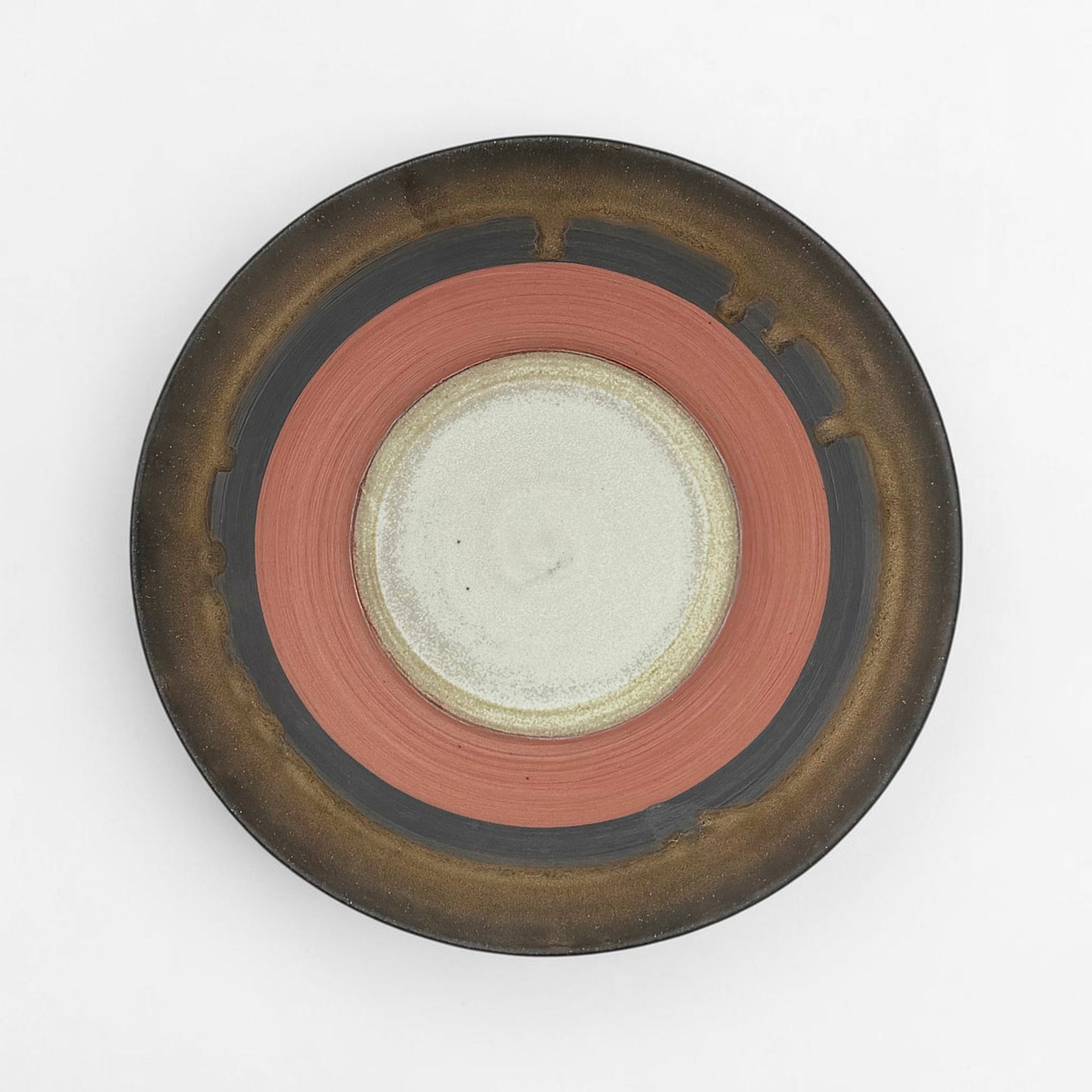 Bronze Drip Rim Stoneware Bowl
