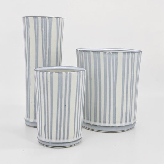 Blue and White “Vine” Vase - Tall