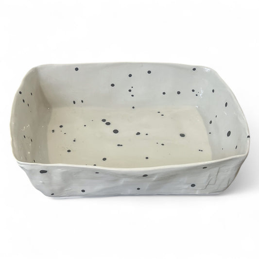 Handmade Rectangular Porcelain Dish