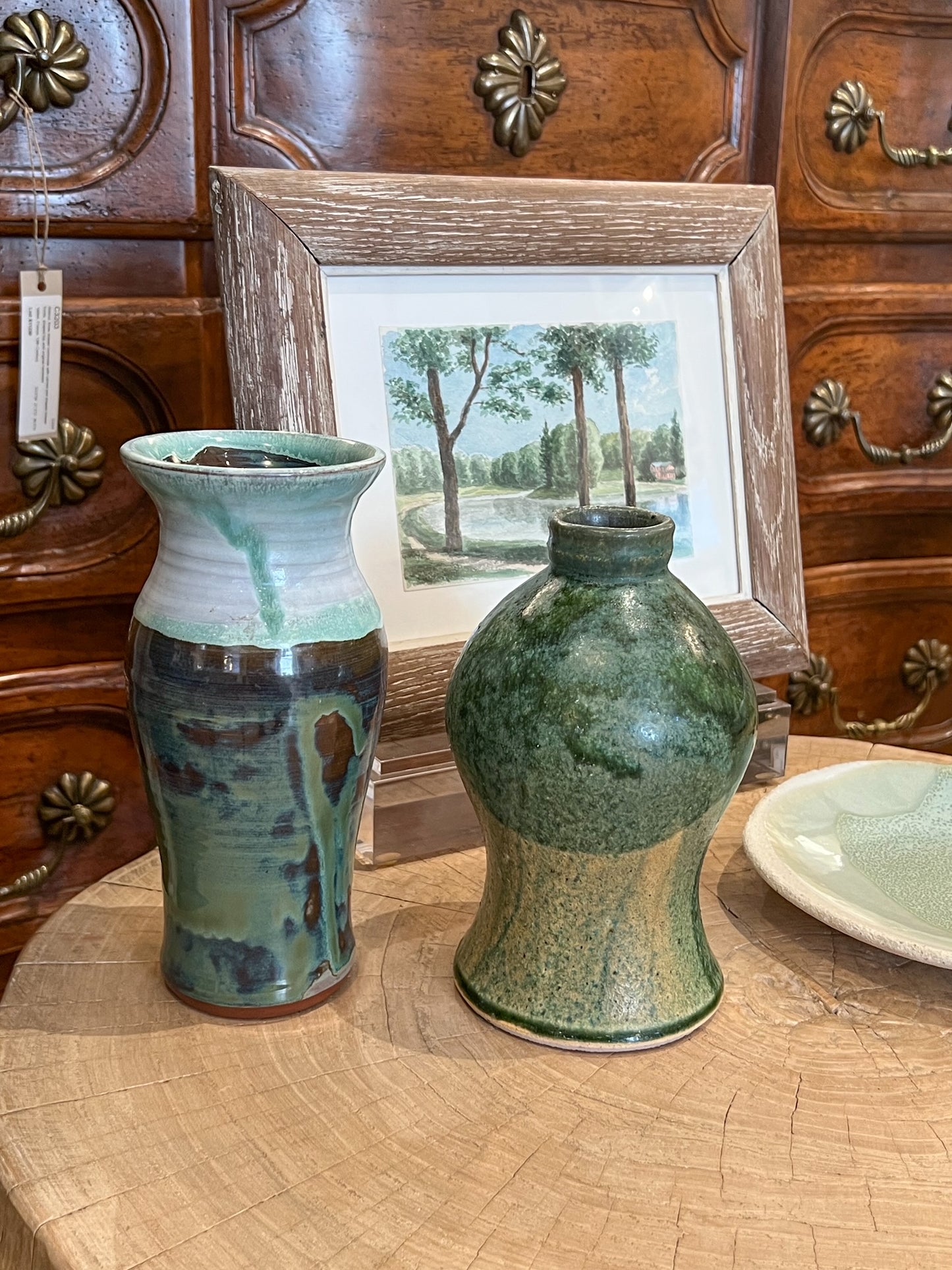 Handmade Light Green Vase