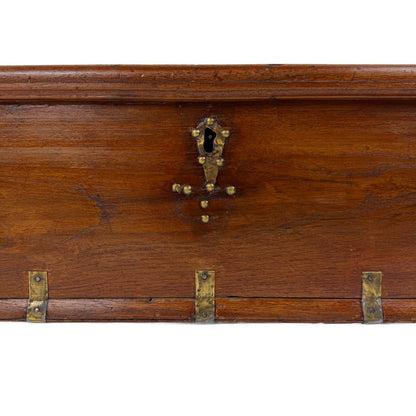 Teak Anglo-Indian Trunk, 19th Century