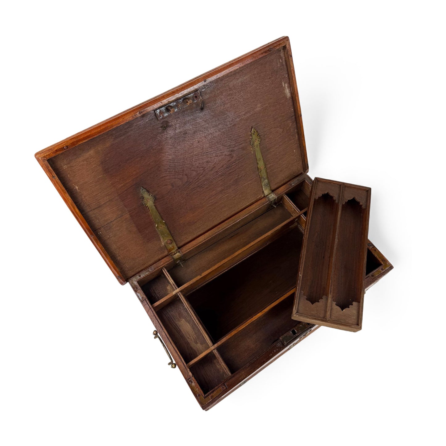 Teak Anglo-Indian Trunk, 19th Century