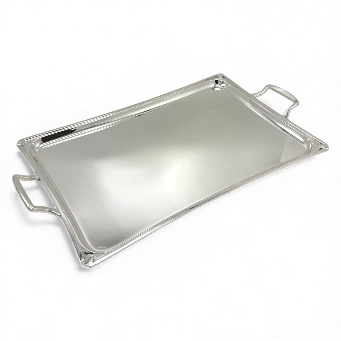 Rectangular Silver Plate Tray, 1930s