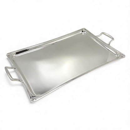 Rectangular Silver Plate Tray, 1930s