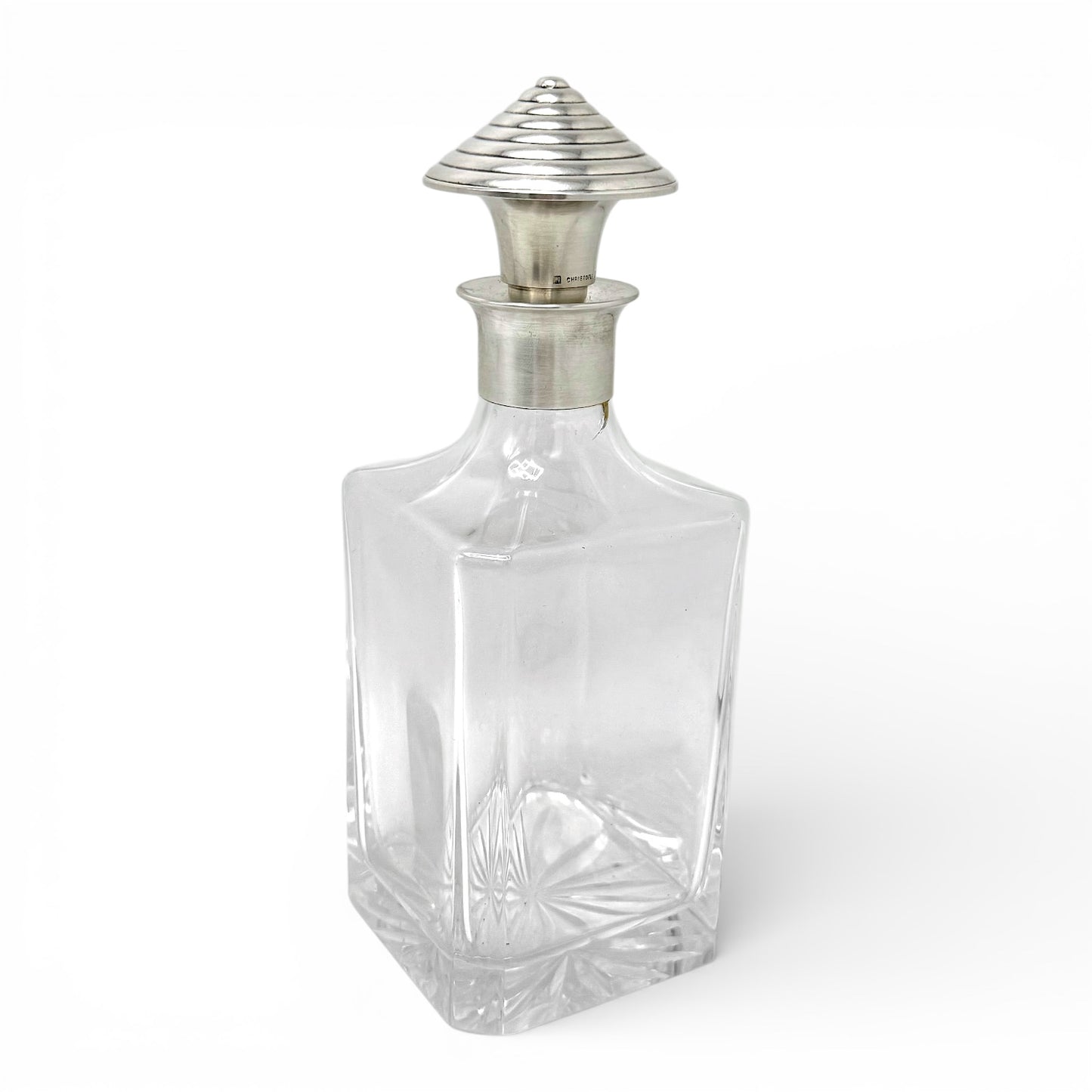 Vintage Christofle Crystal Decanter