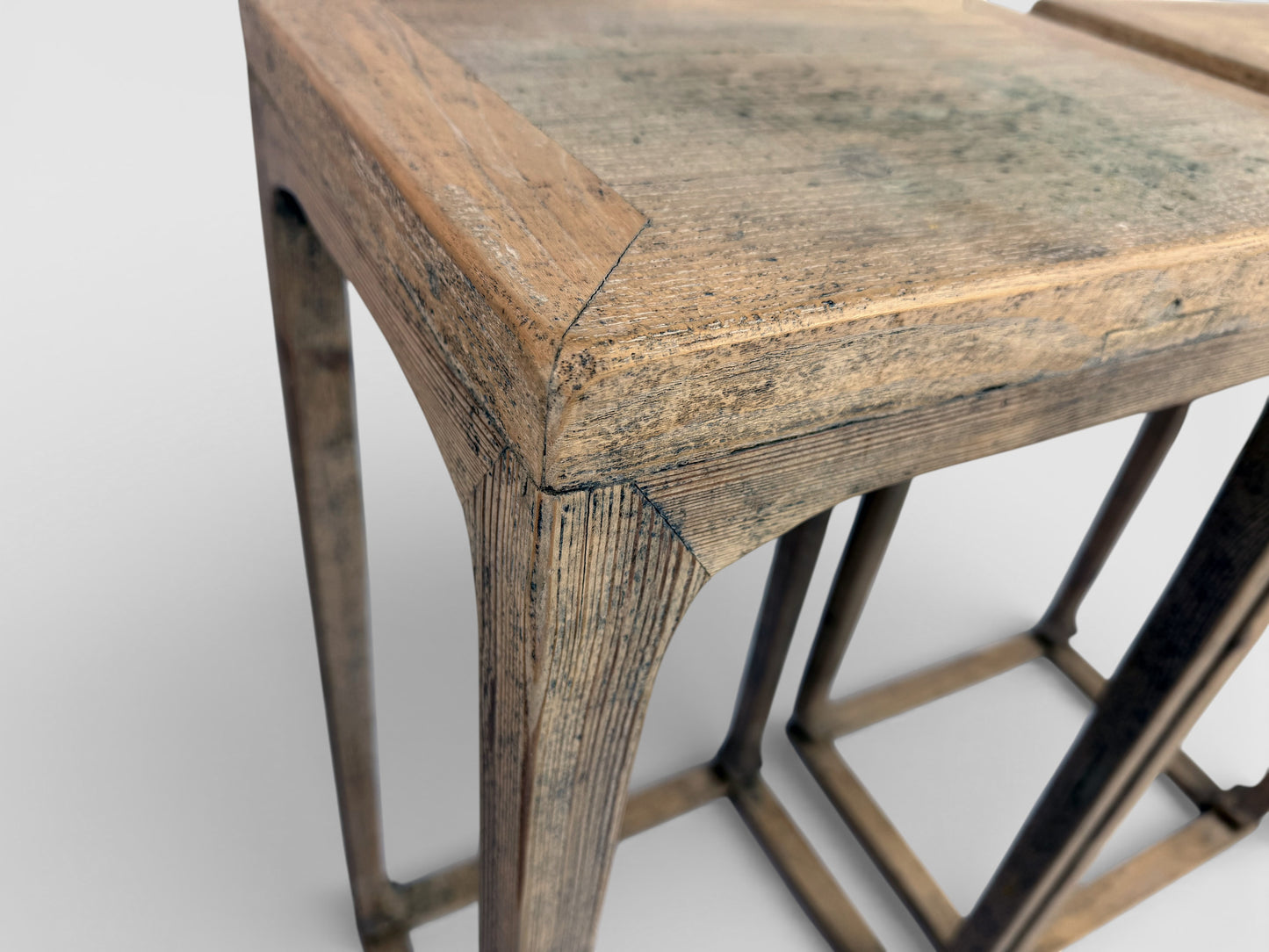 Pair of Light Wood Pedestals