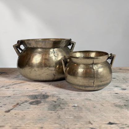 Antique French Brass Pot