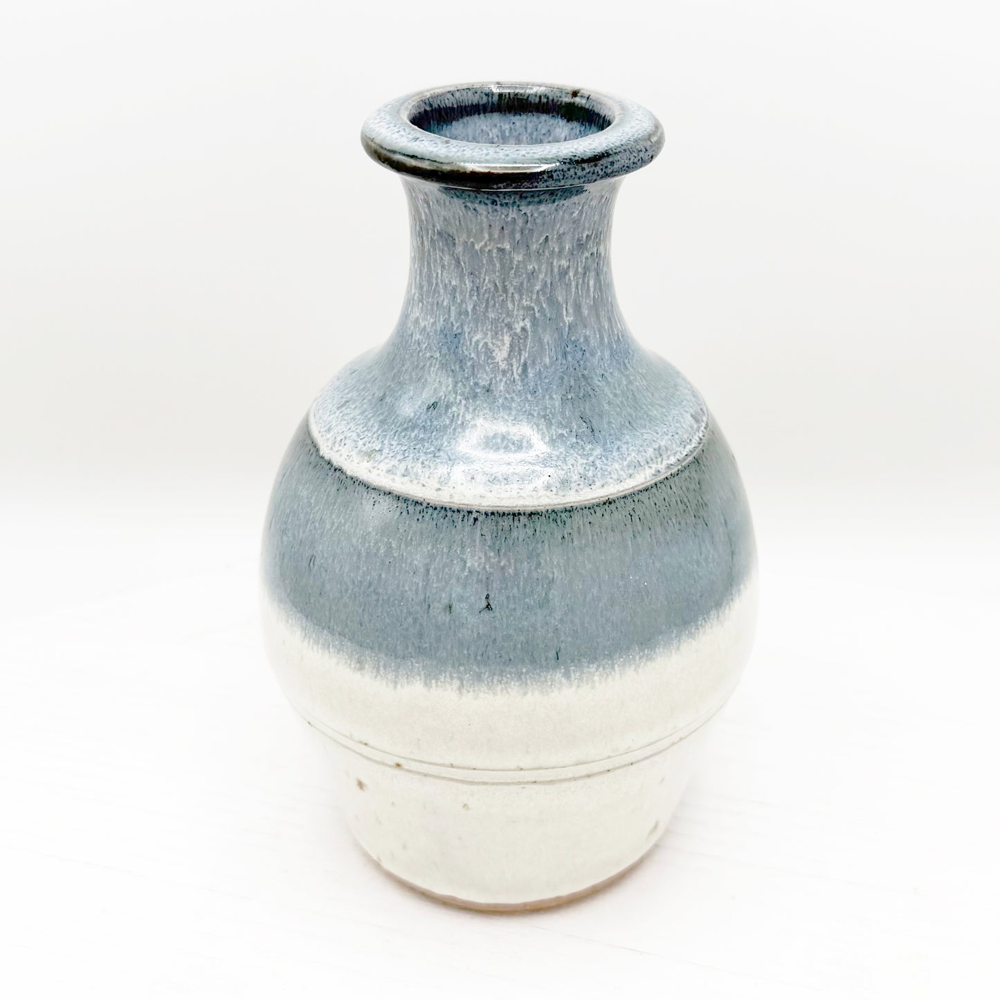 Light Blue and White Vase