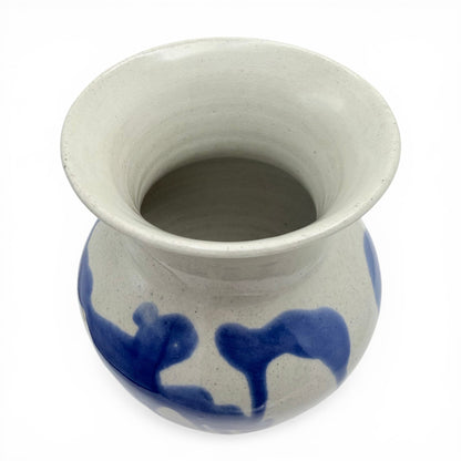 Drip Glazed Stoneware Vase