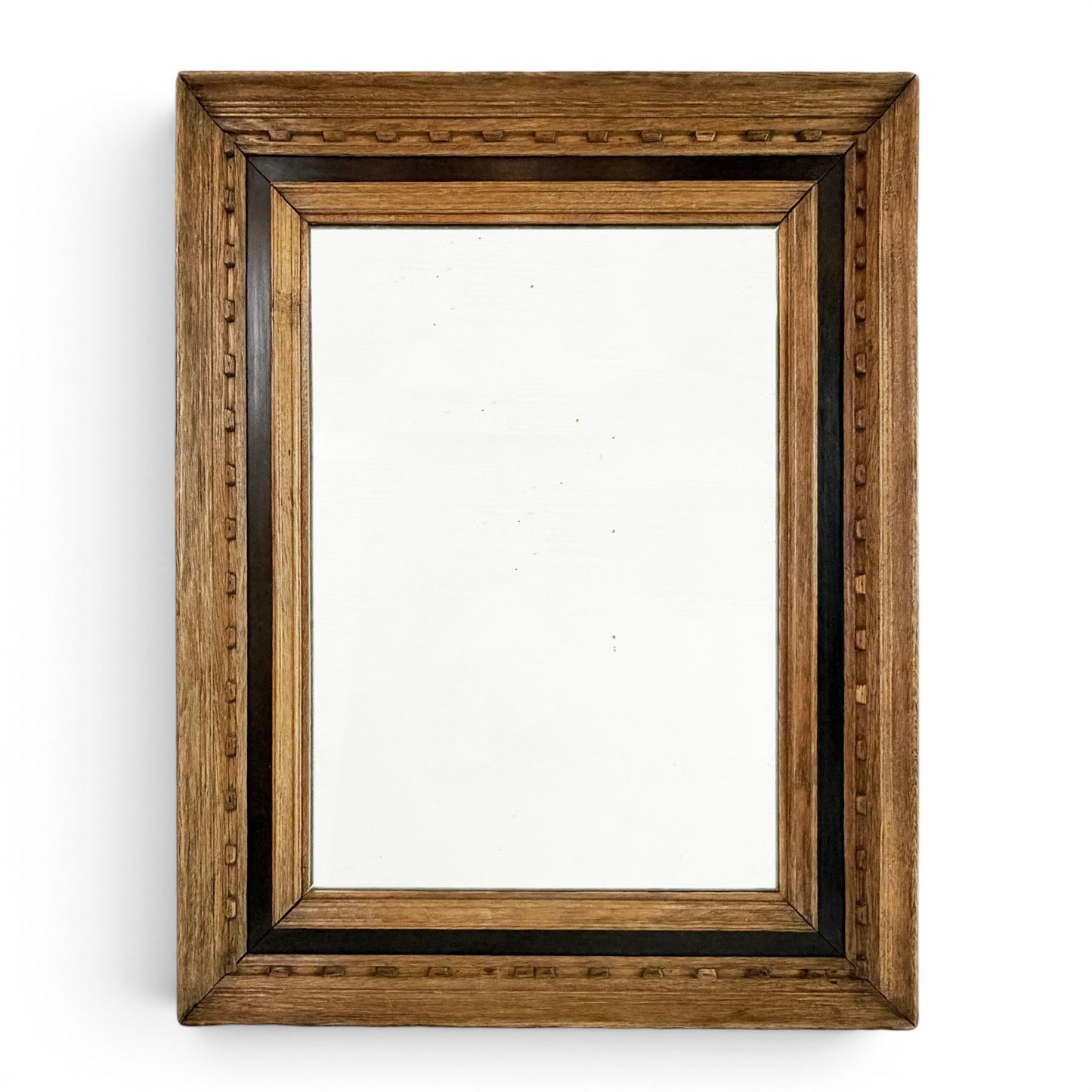 French Carved Oak Mirror circa 1940