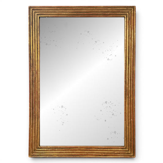 Antique French Directoire Giltwood Baguette Mirror