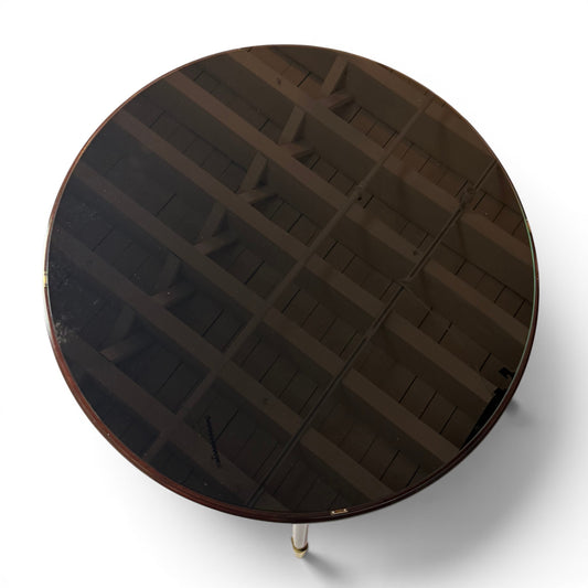French Round Art Deco Table 1940s