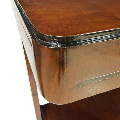 Italian Mahogany Side Table circa 1940