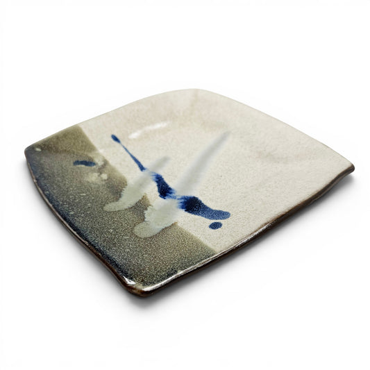 Square Abstract Ceramic Plate
