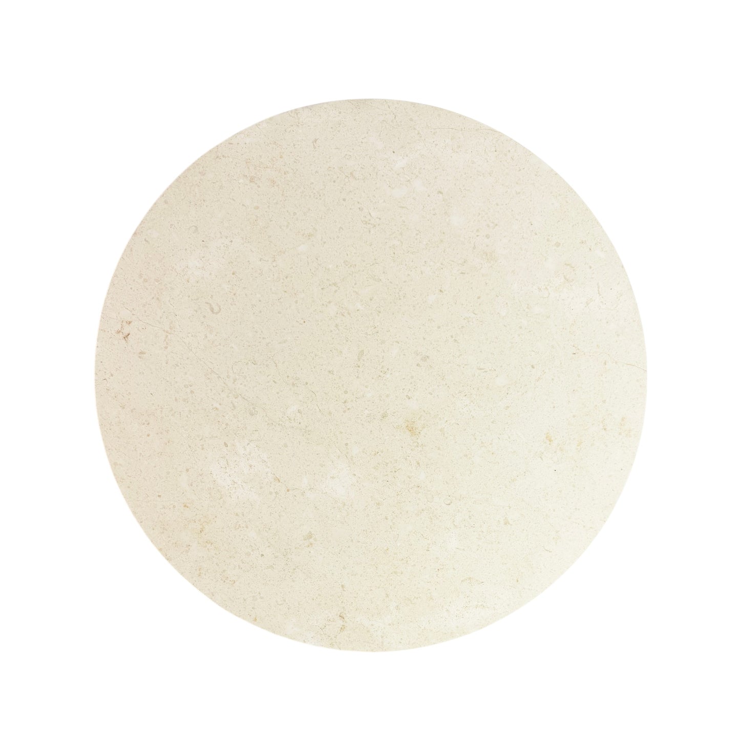 Iron Tripod Table with Creme Marble Top